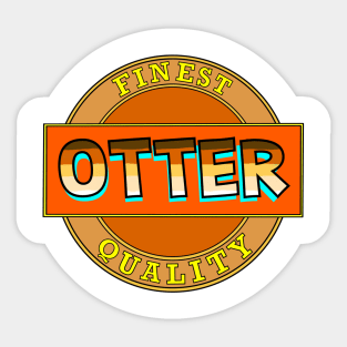 Bear: Otters Sticker